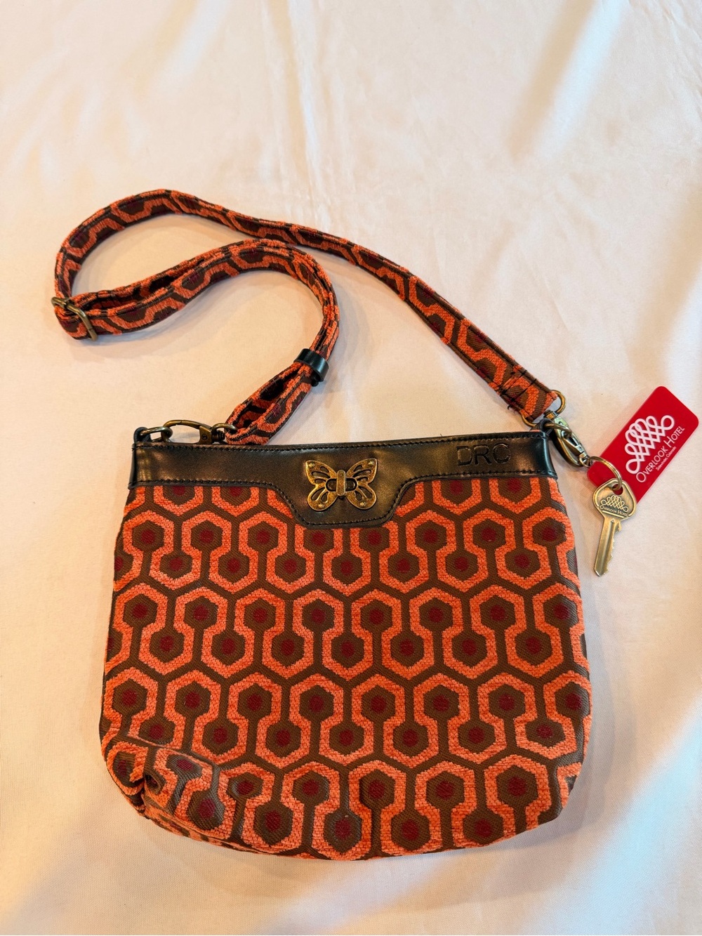 MCW Handmade The Shining Overlook Hotel with Butterfly Lock Crossbody
